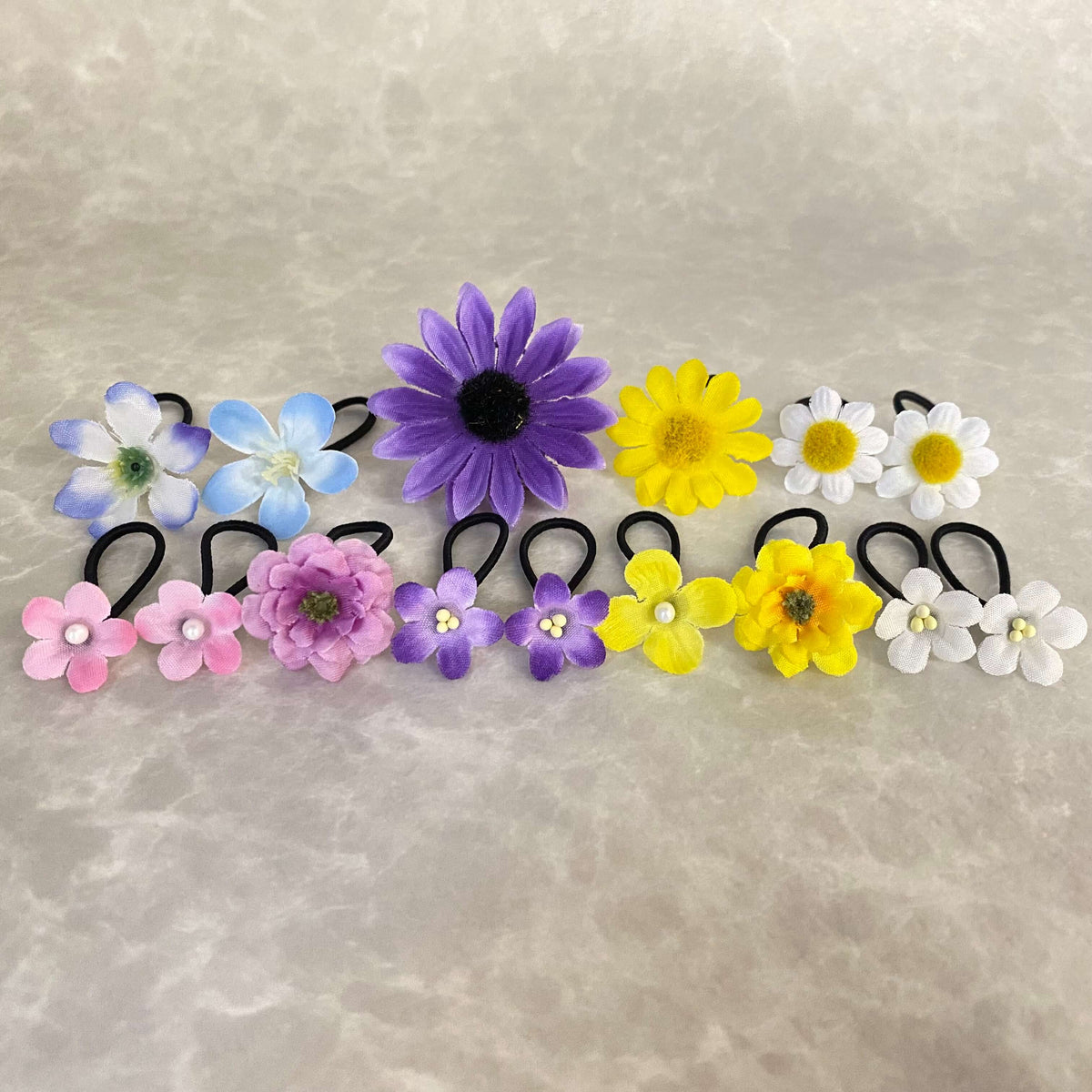 お花のヘアゴム 15個セット – Dプリヘアログ オンラインショップ